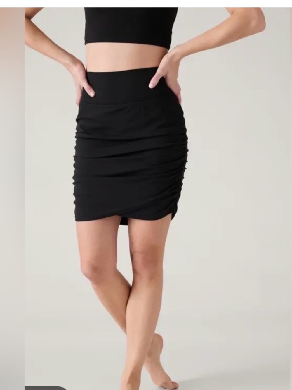 Athleta Black Transcend Skort Size Large
